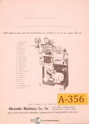 Traub-Strohm-Traub Strohm A15 A25, Lathe Parts Manual Year (1974)-A15-A25-01